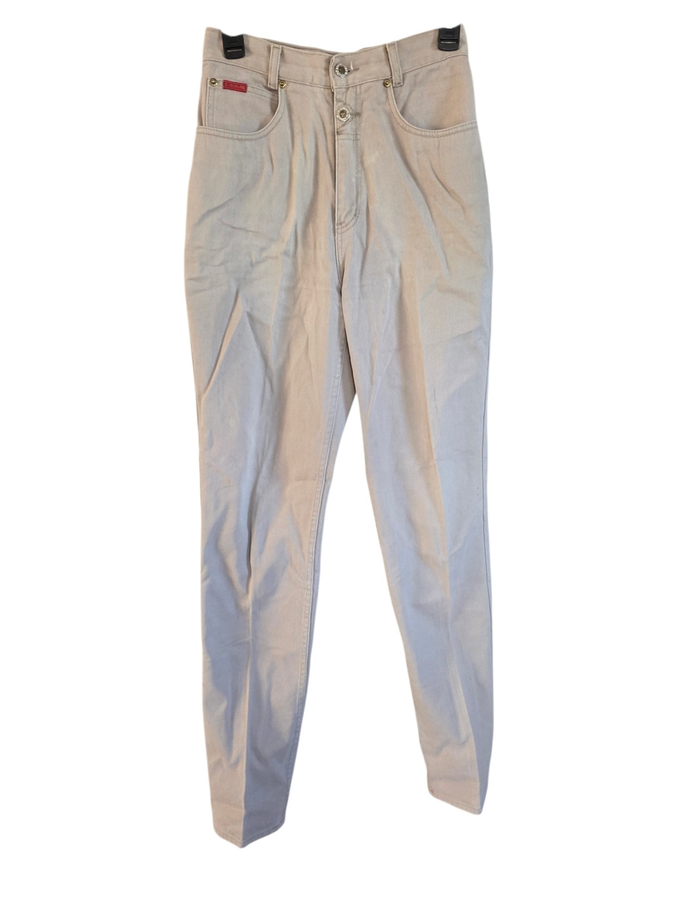Lawman Western  Boot Cut Jeans in Light Tan with Western Patch - Picture 3 of 7